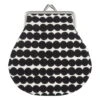 Marimekko Räsymatto Pieni Kukkaro Purse, White - Black 1 Marimekko Räsymatto Pieni Kukkaro Purse, White - Black -Marimekko 047828 190 Pieni kukkaro Rasymatto1 1