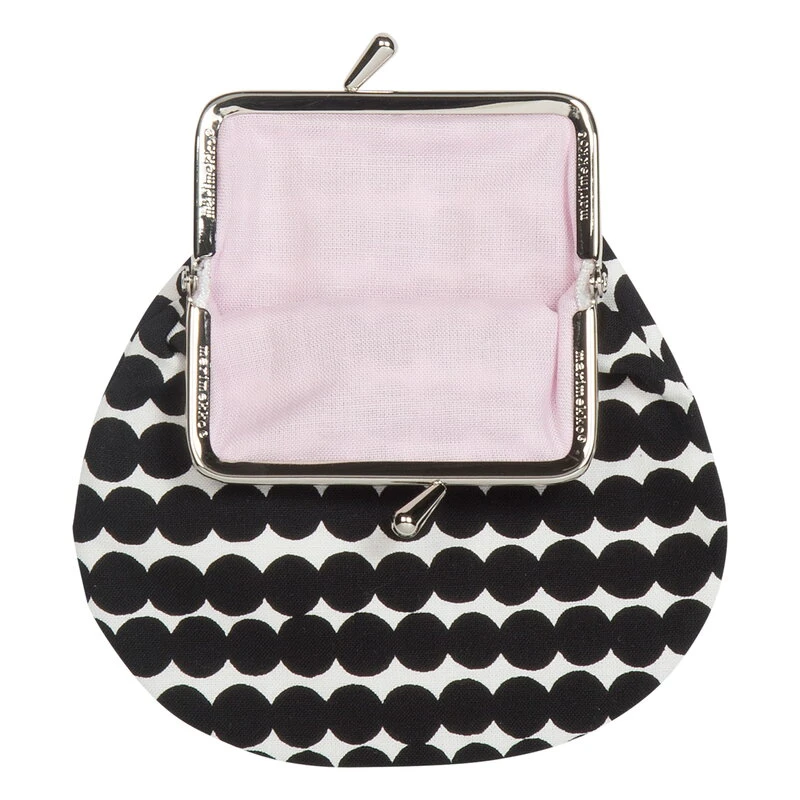 Marimekko Räsymatto Pieni Kukkaro Purse, White - Black 4 Marimekko Räsymatto Pieni Kukkaro Purse, White - Black - Image 2