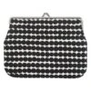 Marimekko Räsymatto Puolikas Kukkaro Purse, White - Black 2 Marimekko Räsymatto Puolikas Kukkaro Purse, White - Black -Marimekko 047829 190 Puolikas kukkaro Rasymatto 1