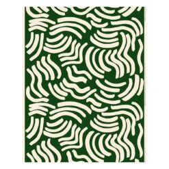 Marimekko Hyräily Coated Fabric, Green - Cotton