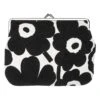 Marimekko Mini Unikko Puolikas Kukkaro Purse, White - Black 1 Marimekko Mini Unikko Puolikas Kukkaro Purse, White - Black -Marimekko 091497 190 X236187 10 1657850251
