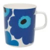 Marimekko Oiva - Unikko Mug 2,5 Dl, White - Blue 2 Marimekko Oiva - Unikko Mug 2,5 Dl, White - Blue -Marimekko 105 Marimekko 20 TH