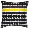 Marimekko Räsymatto Cushion Cover, White-black-grey-yellow 2 Marimekko Räsymatto Cushion Cover, White-black-grey-yellow -Marimekko 108 Marimekko SS2018 TH
