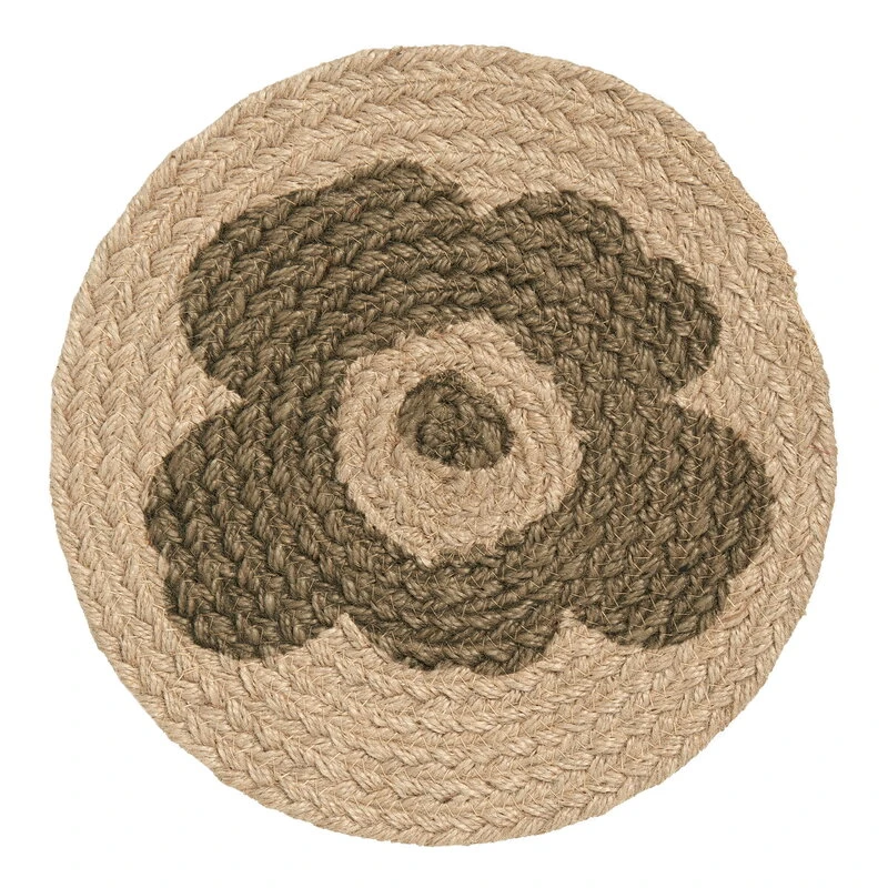 Marimekko Unikko Trivet, Jute 2 Marimekko Unikko Trivet, Jute