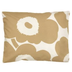 Marimekko 9 Marimekko Unikko Pillowcase 50 X 60 Cm, Cotton - Beige