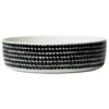 Marimekko Oiva - Räsymatto Serving Dish 3 L, White - Black 1 Marimekko Oiva - Räsymatto Serving Dish 3 L, White - Black -Marimekko 1170Marimekko iso19 TH