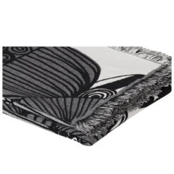 Marimekko Siirtolapuutarha Blanket, Black - Off White 8 Marimekko Siirtolapuutarha Blanket, Black - Off White -Marimekko 124 Marimekko TH