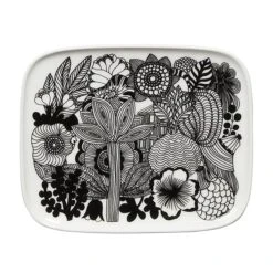 Marimekko Oiva - Siirtolapuutarha Plate 15 X 12 Cm