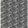 Marimekko Pieni Siirtolapuutarha Fabric, Black - White 1 Marimekko Pieni Siirtolapuutarha Fabric, Black - White -Marimekko 149 Marimekko 20 TH