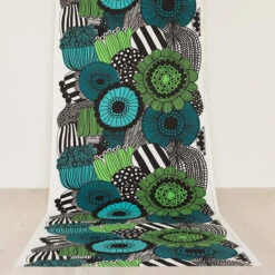 Marimekko Siirtolapuutarha Fabric, Green 7 Marimekko Siirtolapuutarha Fabric, Green -Marimekko 166Marimekko 16 fv