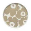 Marimekko Oiva - Unikko Plate 20 Cm, White - Beige 1 Marimekko Oiva - Unikko Plate 20 Cm, White - Beige -Marimekko 2036 1