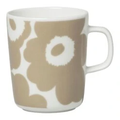 Marimekko 35 Marimekko Oiva - Unikko Mug 2,5 Dl, White - Beige