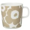 Marimekko Oiva - Unikko Mug 4 Dl, White - Beige 2 Marimekko Oiva - Unikko Mug 4 Dl, White - Beige -Marimekko 2040 1