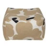 Marimekko Unikko Puffi Pouf, Off White - Beige - Dark Blue 2 Marimekko Unikko Puffi Pouf, Off White - Beige - Dark Blue -Marimekko 2043 1
