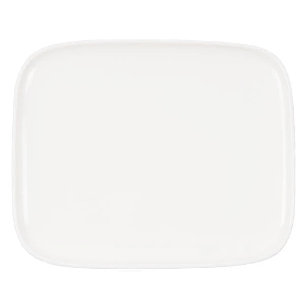 Marimekko Oiva Plate 15 X 12 Cm, White 3 Marimekko Oiva Plate 15 X 12 Cm, White