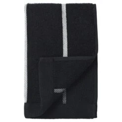 Marimekko Tiiliskivi Guest Towel, Black - White