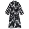 Marimekko Räsymatto Bathrobe, Black-white 2 Marimekko Räsymatto Bathrobe, Black-white -Marimekko 37Marimekkoajoulu HV