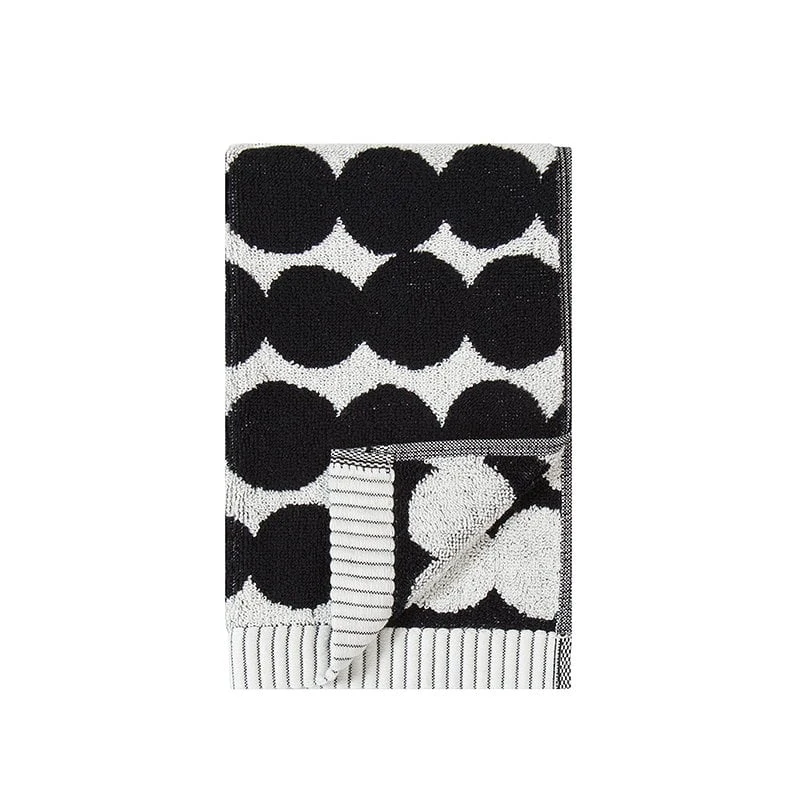 Marimekko Räsymatto Guest Towel, Black-white 3 Marimekko Räsymatto Guest Towel, Black-white