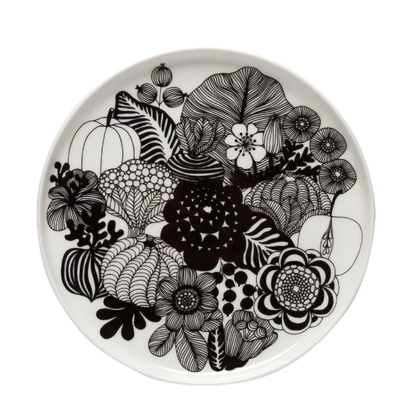 Marimekko Oiva - Siirtolapuutarha Plate 20 Cm 3 Marimekko Oiva - Siirtolapuutarha Plate 20 Cm