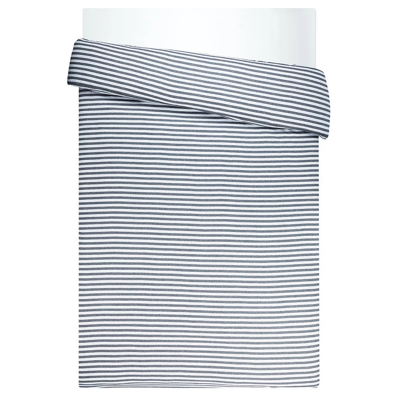 Marimekko Tasaraita Duvet Cover 150 X 210 Cm, Grey - White 3 Marimekko Tasaraita Duvet Cover 150 X 210 Cm, Grey - White
