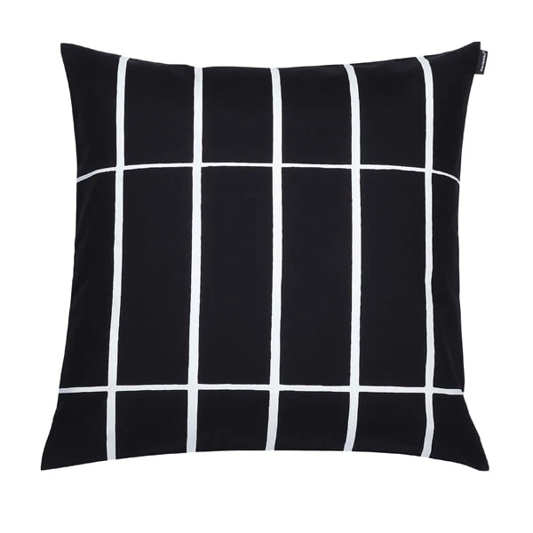 Marimekko Tiiliskivi Cushion Cover, 50 X 50 Cm, Black-white 3 Marimekko Tiiliskivi Cushion Cover, 50 X 50 Cm, Black-white