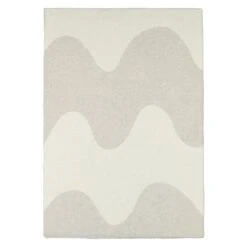 Marimekko Lokki Blanket, White - Beige