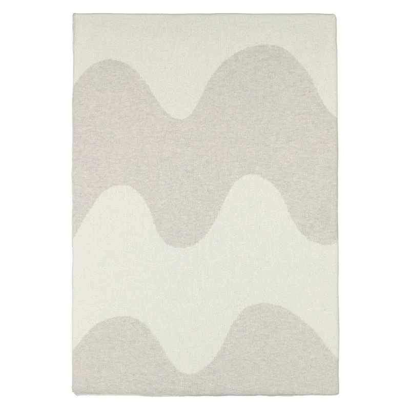 Marimekko Lokki Blanket, White - Beige 3 Marimekko Lokki Blanket, White - Beige