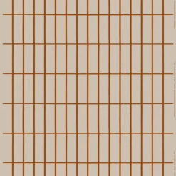 Marimekko Tiiliskivi Linen Fabric, Linen - Chestnut