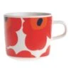 Marimekko Oiva - Unikko Coffee Cup 2 Dl, White - Red - Blue -Marimekko 902Marimekko AK