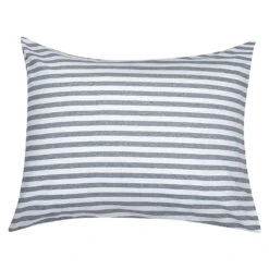 Marimekko Tasaraita Pillowcase, Grey - White