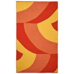 Marimekko Savanni Beach Towel, Yellow - Red - Light Yellow