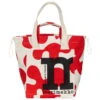 Marimekko Mono City Tote Pulloposti Shoulder Bag, Cotton - Red 1 Marimekko Mono City Tote Pulloposti Shoulder Bag, Cotton - Red -Marimekko MA091974 830role