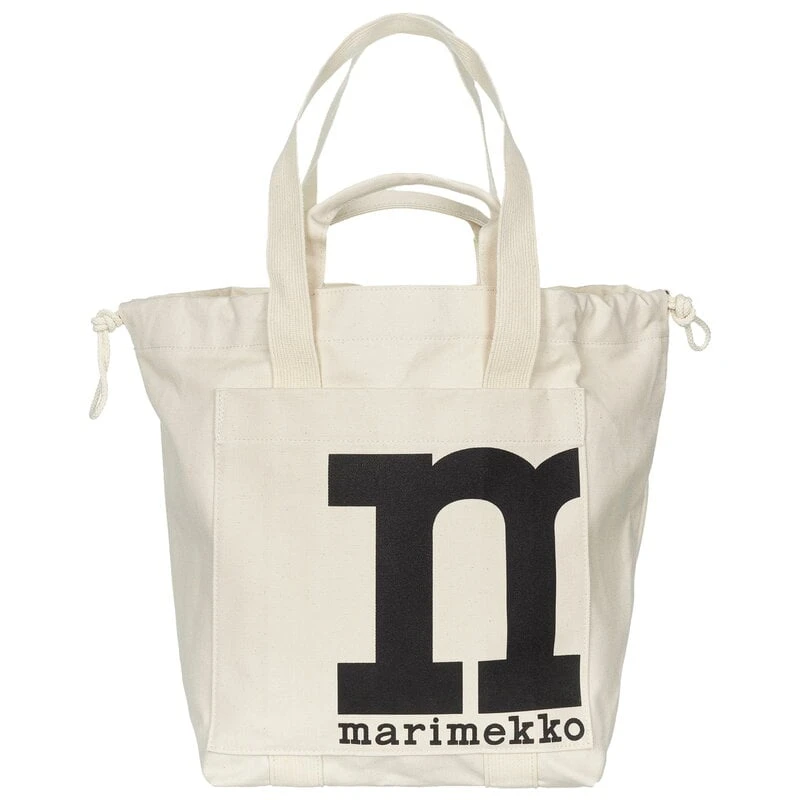 Marimekko Mono City Tote Solid Shoulder Bag, Cotton 3 Marimekko Mono City Tote Solid Shoulder Bag, Cotton