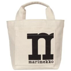 Marimekko Mono Mini Tote Solid Bag, Cotton