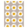 Marimekko Auringonkukka Linen Fabric, Beige - White - Yellow -Marimekko MM 231 Auringonkukka 810