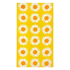 Marimekko Auringonkukka Tablecloth, 135 X 280 Cm, Yellow - White