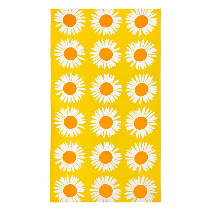 Marimekko Auringonkukka Tablecloth, 135 X 280 Cm, Yellow - White 3 Marimekko Auringonkukka Tablecloth, 135 X 280 Cm, Yellow - White