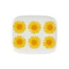 Marimekko Oiva - Auringonkukka Plate, 15 X 12 Cm, White-yellow-orange 2 Marimekko Oiva - Auringonkukka Plate, 15 X 12 Cm, White-yellow-orange -Marimekko MM 231 auringonkukka plate 15x12cm FR1