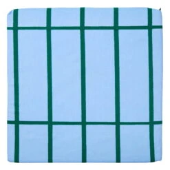 Marimekko Tiiliskivi Seat Cushion, Light Blue - Green