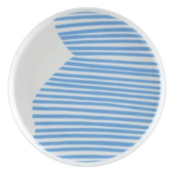Marimekko Oiva - Uimari Plate, 20 Cm, White - Light Blue