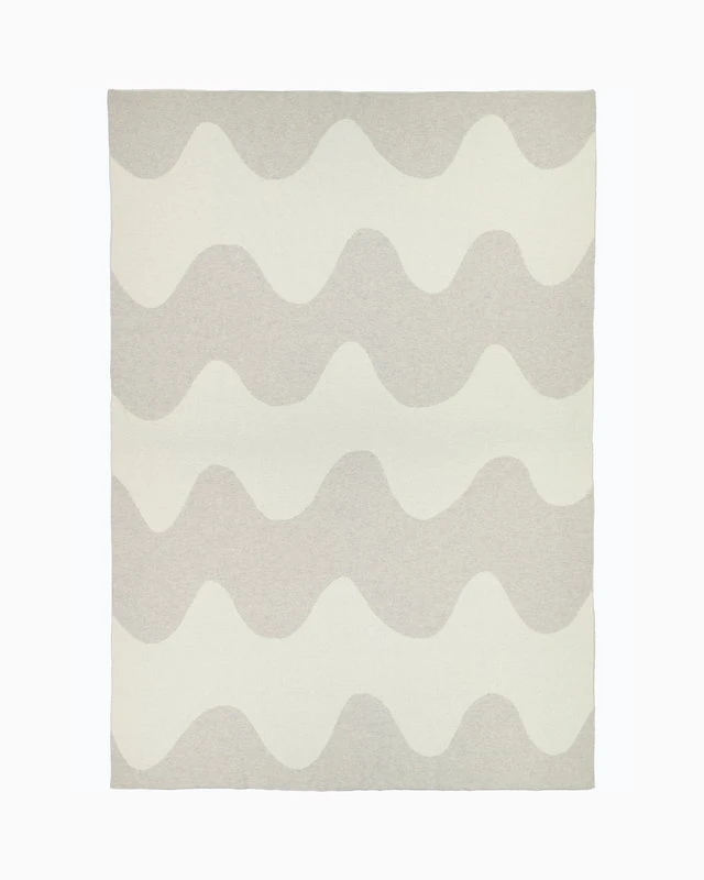 Marimekko Lokki Blanket, White - Beige 5 Marimekko Lokki Blanket, White - Beige - Image 3