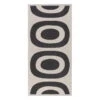 Marimekko Melooni Bath Towel, 75 X 150 Cm, Charcoal - Natural White 1 Marimekko Melooni Bath Towel, 75 X 150 Cm, Charcoal - Natural White -Marimekko MM 223 melooni kylpypyyhe 75x150 071785 910 FR2