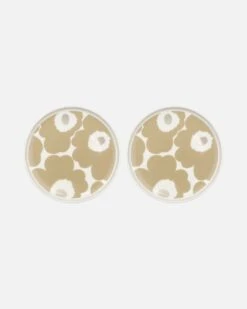 Marimekko Oiva - Unikko Cup And Plate Set, 2 Pcs, White - Beige -silver 9 Marimekko Oiva - Unikko Cup And Plate Set, 2 Pcs, White - Beige -silver -Marimekko MM 224 unikko plate 135cm 2pcs FR1