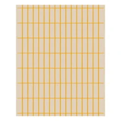 Marimekko Tiiliskivi Cotton-linen Fabric, Linen - Yellow