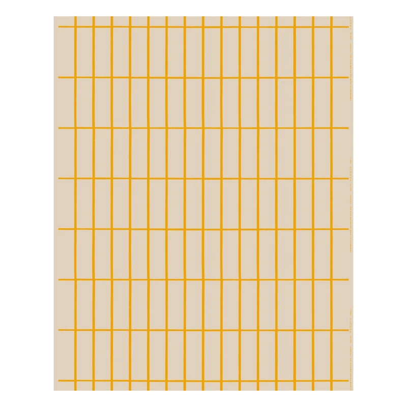 Marimekko Tiiliskivi Cotton-linen Fabric, Linen - Yellow 3 Marimekko Tiiliskivi Cotton-linen Fabric, Linen - Yellow