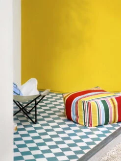 Marimekko Tiiliskivi Cushion Cover, 50 X 50 Cm, L.blue - Green -Marimekko MM 231 home 1776