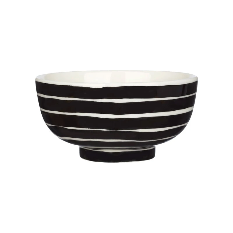 Marimekko Oiva - Hyräily Bowl, 3 Dl, 3pcs, White - Wet Sand - Black 5 Marimekko Oiva - Hyräily Bowl, 3 Dl, 3pcs, White - Wet Sand - Black - Image 3