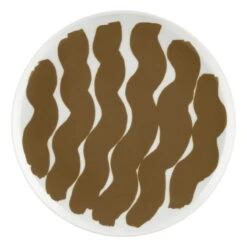 Marimekko Oiva - Hyräily Plate, 20 Cm, 3 Pcs, Wet Sand - Black 10 Marimekko Oiva - Hyräily Plate, 20 Cm, 3 Pcs, Wet Sand - Black -Marimekko MM 231 hyraily plate 20 cm FR3