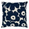 Marimekko Pieni Unikko Cushion Cover, 50 X 50 Cm, Cotton - Dark Blue 2 Marimekko Pieni Unikko Cushion Cover, 50 X 50 Cm, Cotton - Dark Blue -Marimekko MM 231 pieni unikko c cover 50x50cm FR1