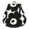 Marimekko Mini Unikko Pieni Kukkaro Purse, White - Black 2 Marimekko Mini Unikko Pieni Kukkaro Purse, White - Black -Marimekko MM 231 pienii kukkaro mini unikko 091495 190 FR1